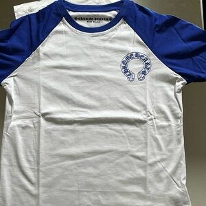 Chrome Hearts Blue and White Crewneck